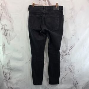 Everlane Jeans 28 X 26 Black High Rise Skinny Denim High Rise Ankle Crop TTS